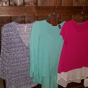 Top/tunic bundle! Sz medium and large